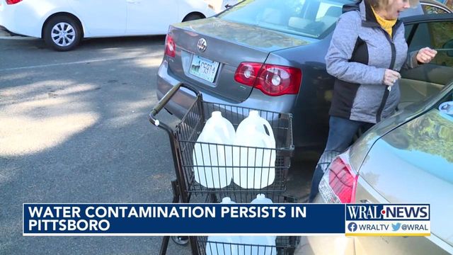 Pittsboro customers turn to bottled water