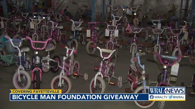 1,000 bikes to be given to Fayetteville kids