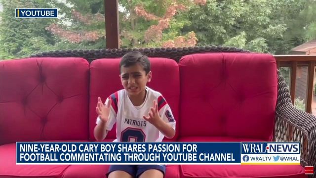 Cary 9-year-old translates passion for football into Youtube channel