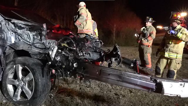Two thrown from car during Friday night crash