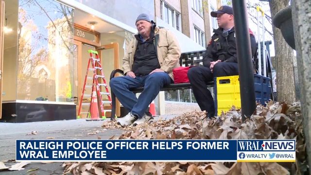 Kindness: Raleigh police officer helps former WRAL employee