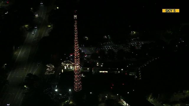 Lights dazzle at 63rd Annual WRAL Tower Lighting 