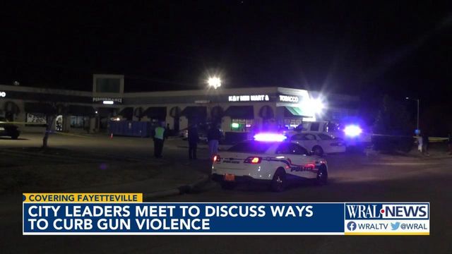 Fayetteville city leaders target gun violence
