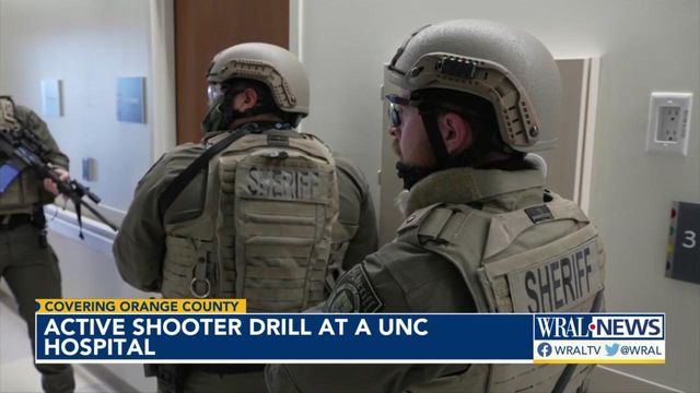 Active shooter drill at UNC Hospital gives law enforcement, healthcare staff opportunity for improvement 