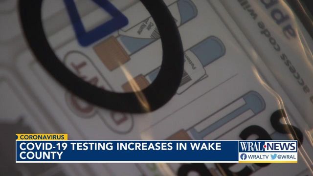 COVID-19 testing increases in Wake County