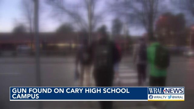 Gun found on Cary High School campus 