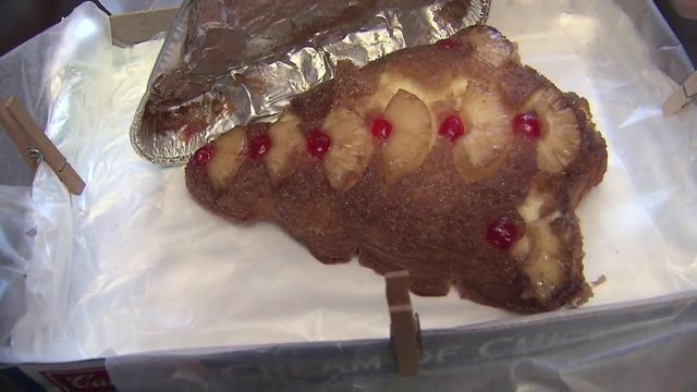 Henderson family continues decades long tradition of baking pineapple upside-down cake for first responders