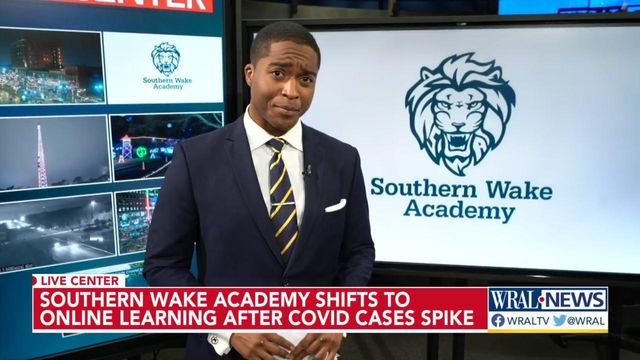 Southern Wake Academy shifts to online learning as COVID-19 cases spike 