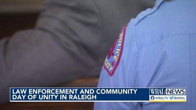 Law enforcement and community come together for day of unity at Raleigh church