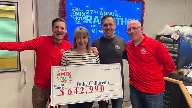 28th annual MIX 101.5 Radiothon for Duke Children's returns