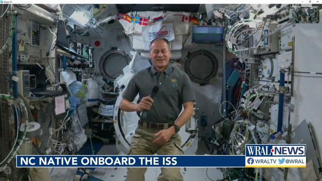 NC Astronaut speaks to WRAL from the International Space Station