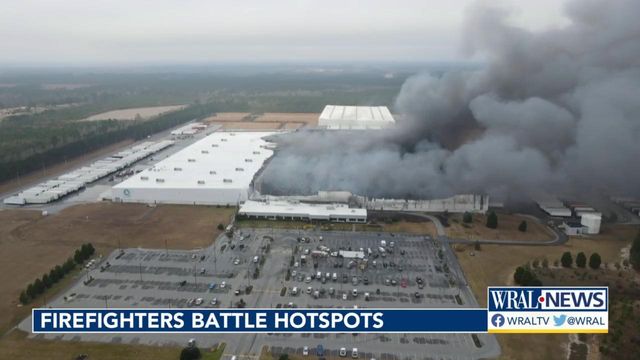 Fire still burning at QVC building 48 hours later