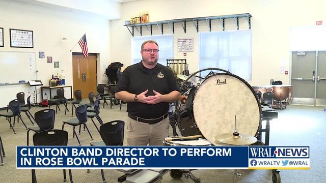 NC high school band teacher to play in Tournament of Roses parade at Rose Bowl 