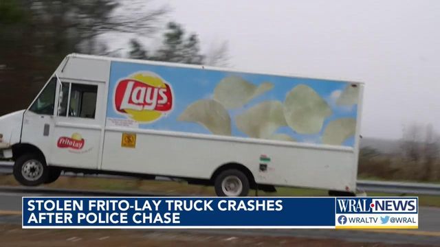 Man leads troopers on chase in stolen Frito Lay truck