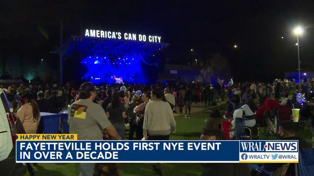 City of Fayetteville celebrates first NYE celebration in a decade 