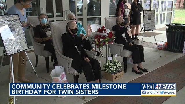 Raleigh twins celebrate 100th birthday on New Year's Eve