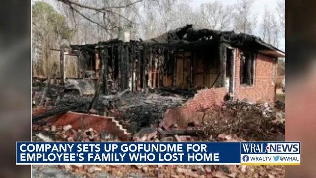Company sets up GoFundMe for employee who lost home in Christmas Eve fire