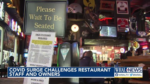 COVID-19 surge challenges restaurant staff, owners