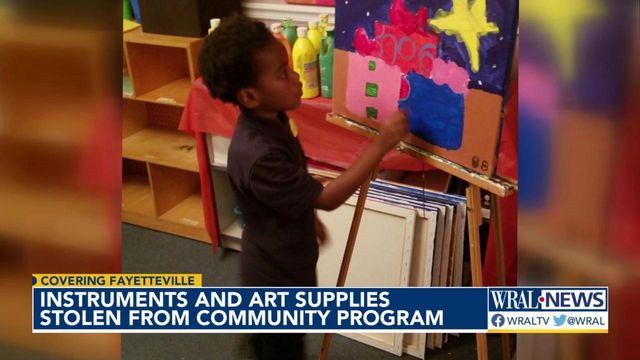 Instruments and arts supplies stolen from Fayetteville community program 