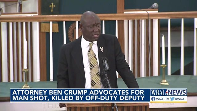 Attorney Ben Crump advocates for man shot, killed by off-duty deputy