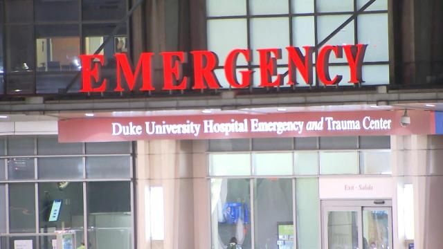 Exterior Duke University Hospital emergency department