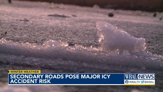 Secondary roads pose major icy accident risk
