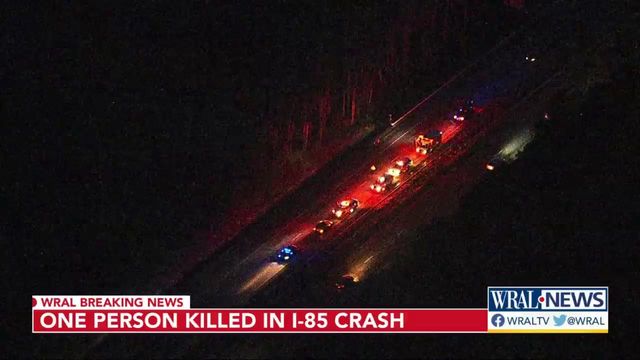 One person killed in I-85 crash 