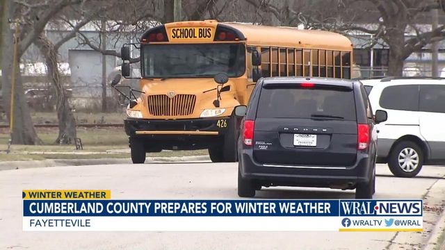 Schools, city services, trash pick-up suspended due to winter weather in Fayetteville