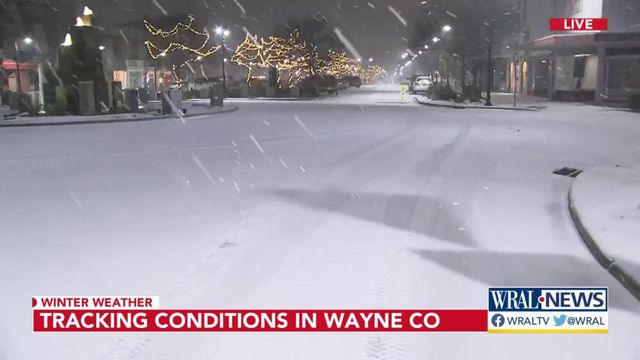 Tracking snowfall, conditions in Wayne County