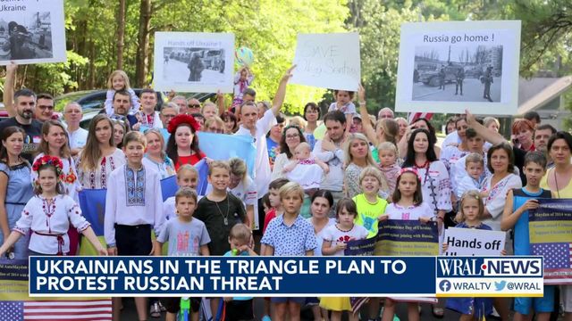 Concerned over Russia, local Ukrainian families prepare to rally in Raleigh