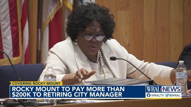 Retiring Rocky Mount city manager gets $200K  