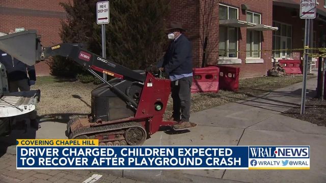 Driver charged, children expected to recover following Chapel Hill playground crash