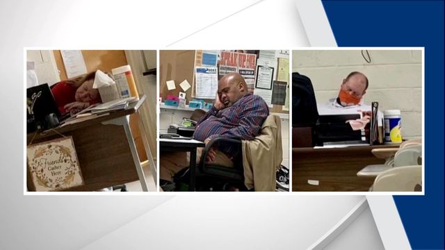 Instagram page shows teachers sleeping in classrooms at South View High School in Hope Mills