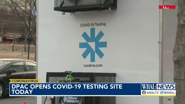 COVID-19 testing site opens at DPAC on Monday