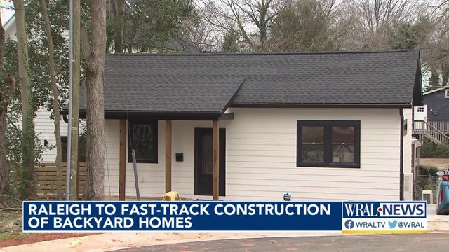 Raleigh to fast-track construction of backyard homes