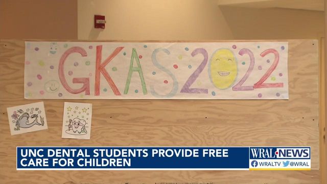 UNC dental students provide free care for children 