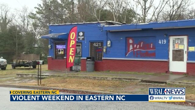 Violent weekend in eastern NC leaves 4 men dead after shootings in multiple counties 