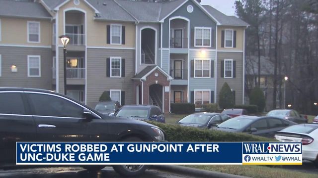 Three people robbed at gunpoint after Duke-UNC game