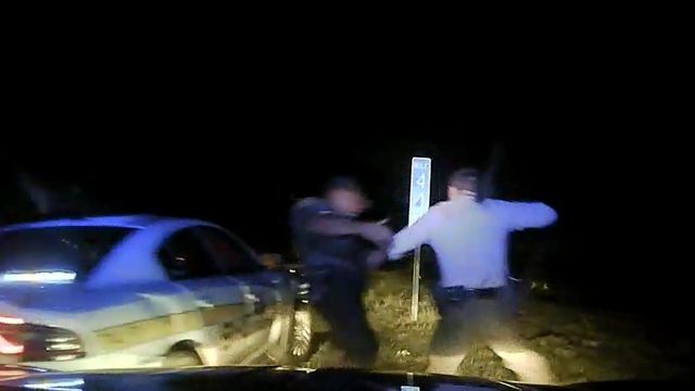 Dashcam: Out-of-control patrol car pushed into deputy, trooper 