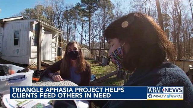 Triangle Aphasia project helps clients feed other in need 