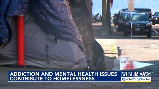 Advocates: Addiction and mental health contributing to homelessness in Raleigh