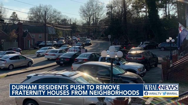 Durham residents push to remove fraternity houses from neighborhoods