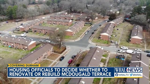 Housing officials to decide whether to renovate or rebuild McDougald Terrace in Durham