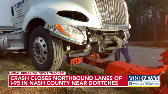 Nash deputy injured in crash, I-95 northbound shut down