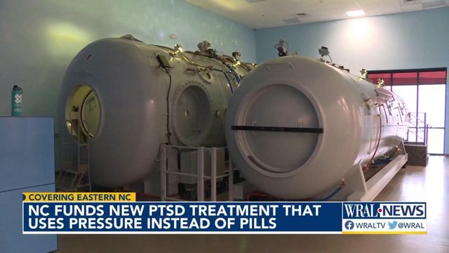 NC funds new PTSD treatment that uses pressure instead of pills 