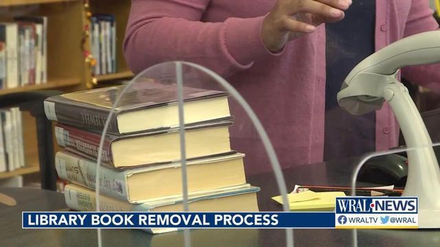 Dan Haggerty explains Wake County Public Library's new book removal process 