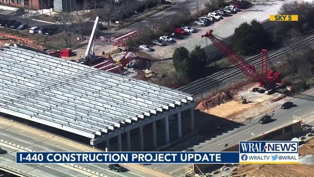 I-440 construction project in Raleigh underway