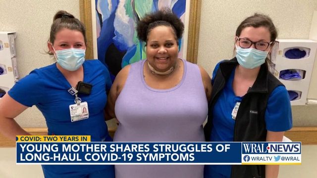 Young mother shares struggle of long-COVID year after infection 