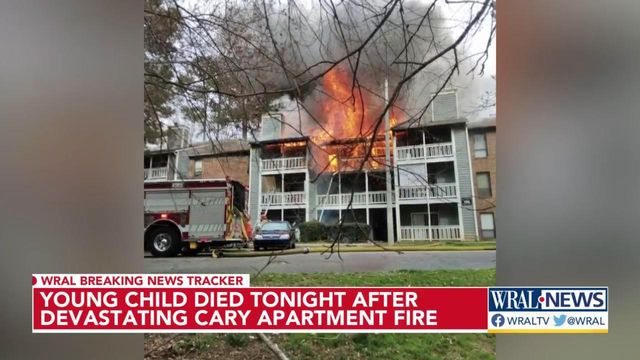 Child dies following three-alarm fire at Cary apartment complex 