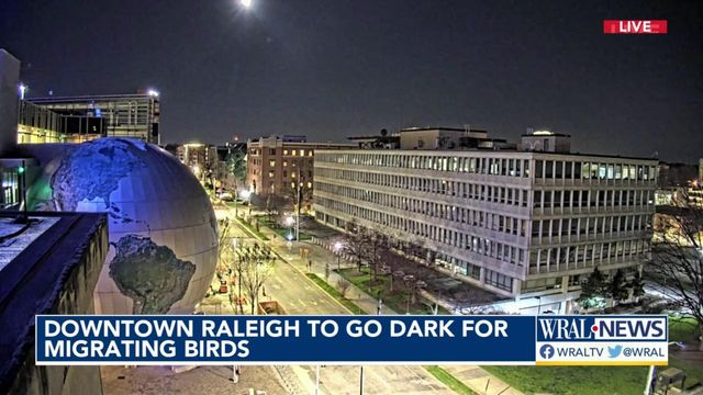 Downtown Raleigh will go dark for migrating birds